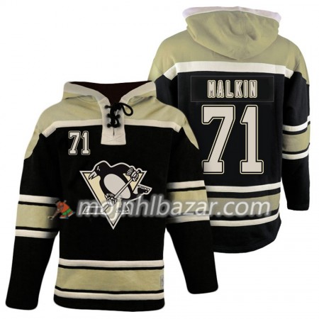Dresovi Pittsburgh Penguins Evgeni Malkin 71 Crna Hoodie Sawyer - Muške